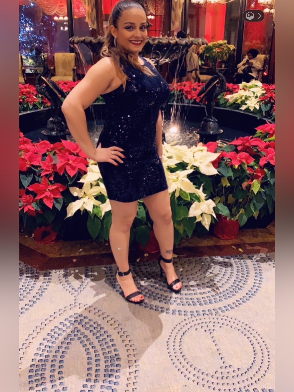 Sequence Dress Navy blue XS